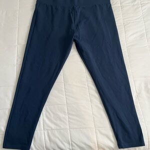 LOGO by Lori Goldstein Black Leggings